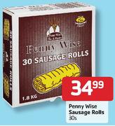 Penny Wise Sausage Rolls-30's
