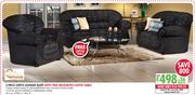 Crafton Designs 3 Piece Onyx Lounge Suite With Free Brooklyn Coffee Table