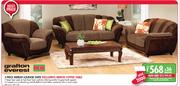 Grafton Everest 3 Piece Merlin Lounge Suite Including Merlin Coffee Table