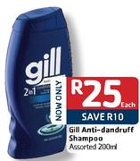 Gill Anti-Dandruff Shampoo-200Ml Each