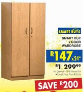 Smart Buy 2 Door Wardrobe- Each