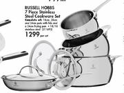 Russell Hobbs 7 Piece Stainless Steel Cookware Set-Per Set