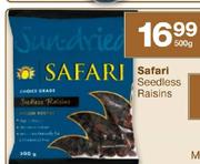 Safari Seedless Raisins-500g 