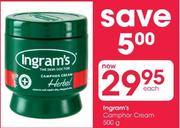 Ingram's Camphoor Cream-500g Each