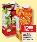 Liqui-Fruit 100% Fruit Juice Blend-1Ltr Each