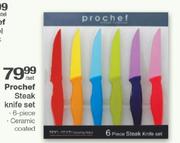 Prochef Steak 6 Piece Knife Set-Per Set