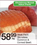 Meat Pack(Boneless Gammon & Corned Beef)-Per Kg