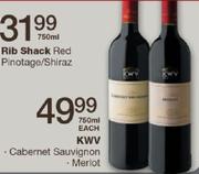 KWV Cabernet Sauvignon/Merlot-750ml Each