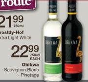 Obikwa Sauvignon Blanc/Pinotage-750ml Each