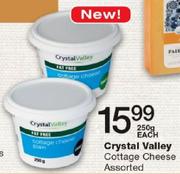 Crystal Valley Cottage Cheese-250gm Each