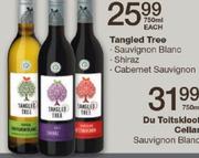 Tangled Tree Sauvignon Blanc/Shiraz/Cabernet Sauvignon-750ml Each
