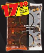 Safari Dried Fruit Bakers Mix-500g