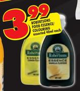 Robertsons Food Essence/Colouring Assorted-40ml Each
