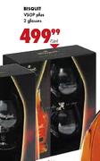 Bisquit VSOP Cognac-750ml Plus 2 Glasses