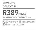 Samsung Galaxy S4-On Smartphone Contract 389