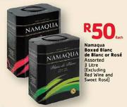 Namaqua Boxed Blanc De Blanc Or Rose Assorted-3L Each
