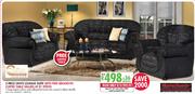 Crafton Designs 3 Piece ONYX Lounge Suite+Free Brooklyn Coffee Table