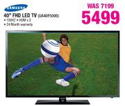 Samsung 40" FHD LED TV (UA40F5000)