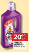 Mr Muscle Tile Cleaner Assorted-750ml Each