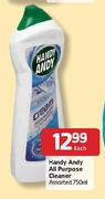 Handy Andy All Purpose Cleaner Assorted-750ml Each