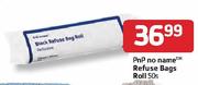 PnP no name Refuse Bags Roll-50's