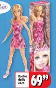 Barbie Dolls Each
