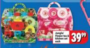 Jungle/Flower Tea & Kitchen Set Each