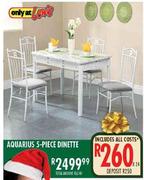 Aquarius 5 Piece Dinette