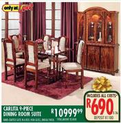 Carlita 9 Piece Dining Room Suite