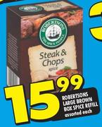Robertsons Large Brown Box Spice Refill Assorted-Each