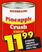 Ritebrand Pineapple Crush/Pieces/Rings-440g