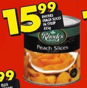 Rhodes Peach Slices In Syrup-825g