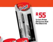 Scripto Prime Obsession Ball Pen Black Ink