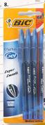 Bic Crystal Gel Pen Black Or Blue-3+1 Free Per Pack