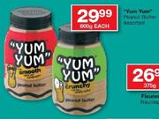 Yum Yum Peanut Butter-800gm Each