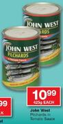 John West Pilchards In Tomato Sauce-425gm Each
