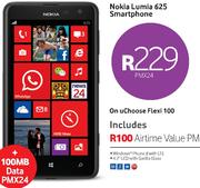 Nokia Lumia 625 Smartphone-On uChoose Flexi 100