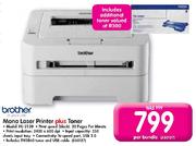 Brother Mono Laser Printer HL-2130 Plus Toner-Per Bundle