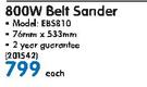 Ryobi 800W Belt Sander EBS810