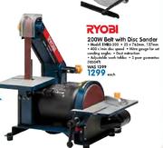 Ryobi 200W Belt With Disc Sander EMBS-200