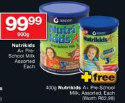 Nutrikids A+ Pre-School Milk-900gm