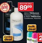 Tresemme Shampoo-900ml & Tresemme Conditioner-900ml
