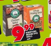 Robertsons Medium Spice Refills-Each