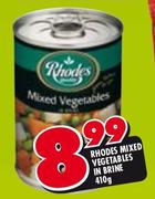 Rhodes Mixed Vegetables In Brine-410g