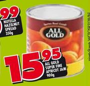 All Gold Super Fine Apricot Jam-900g