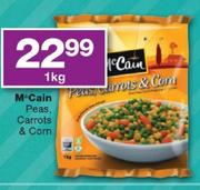McCain Peas, Carrots & Corn-1kg
