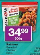 Rainbow Breaded Chicken Bites-500gm