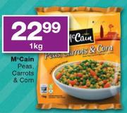 McCain Peas, Carrots & Corn-1kg