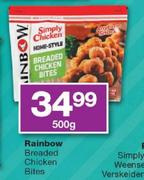 Rainbow Breaded Chicken Bites-500g