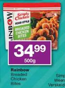 Rainbow Breaded Chicken Bites-500gm